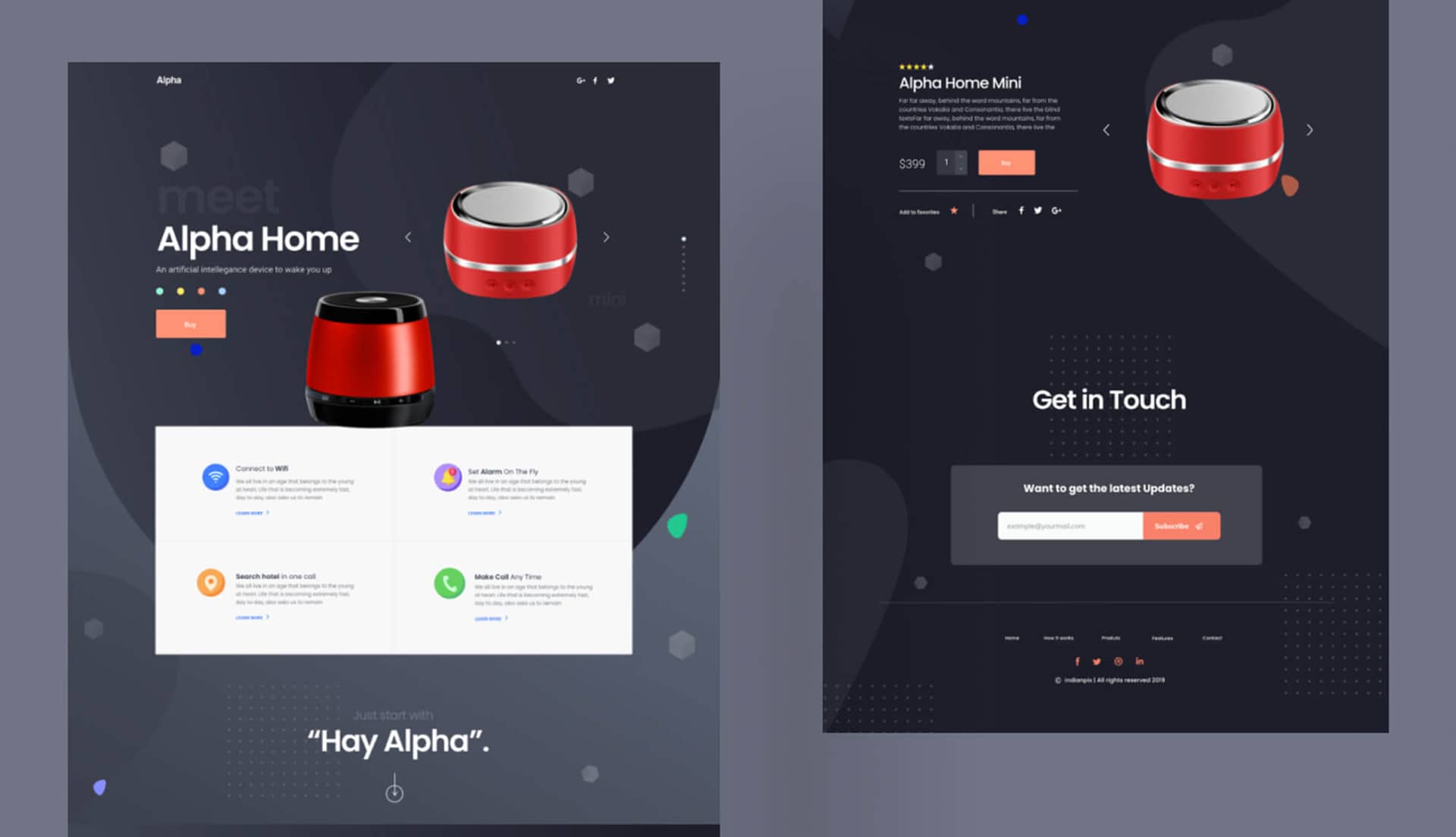 Alpha Footer By Templately