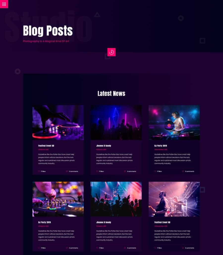 Templately - PhotoSpark Blog Details Thumbnail