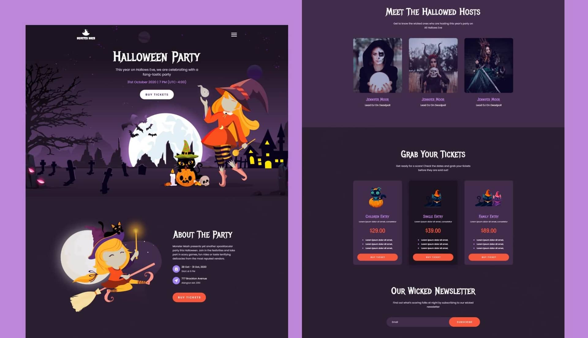 Monster Mash Halloween Party Template By Templately