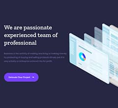 Templately - Unigency Homepage About Dark Thumbnail