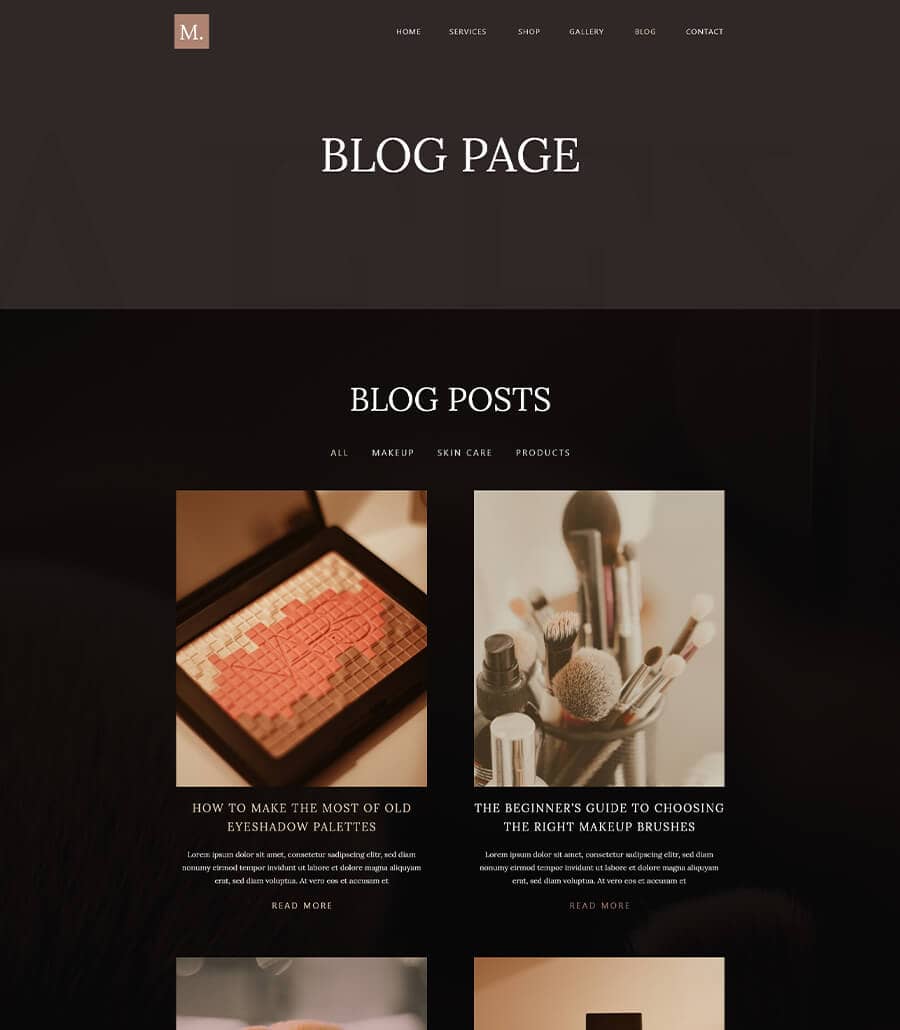 Mellafex Blog Page  By Templately