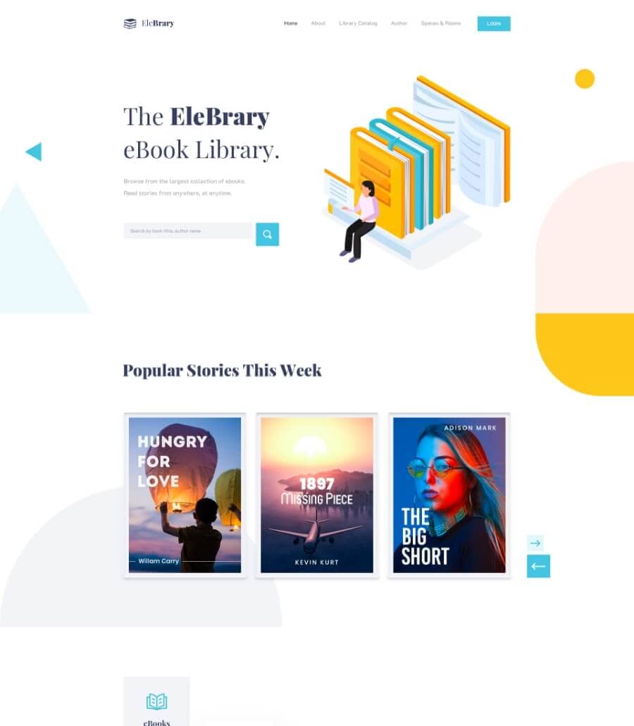 Templately - EleBrary Footer Thumbnail