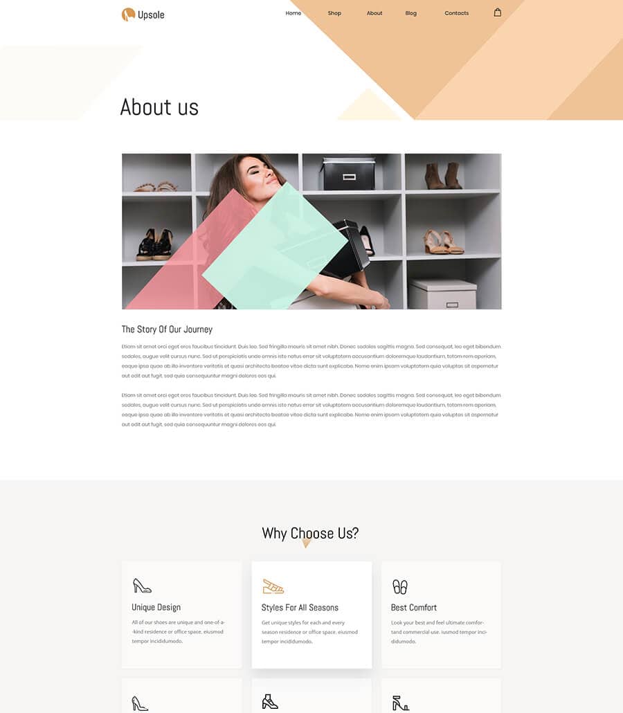 Templately - Upsole About Page Thumbnail