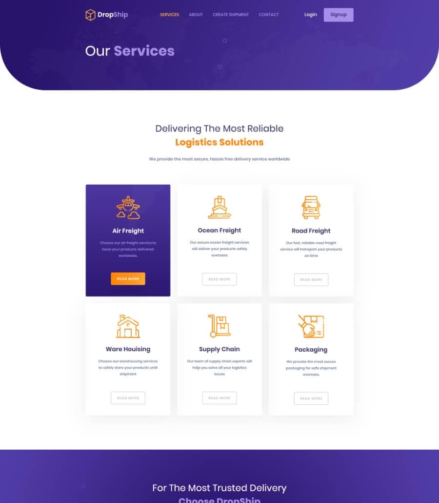 Templately - DropShip Services Page Thumbnail