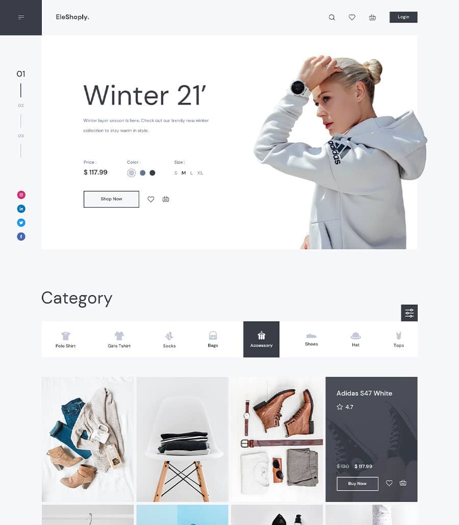 Templately - EleShoply Homepage Thumbnail