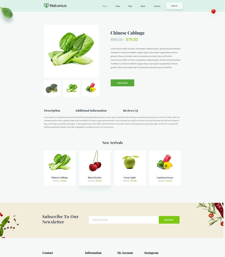 Templately - Naturous Single Product Page Thumbnail