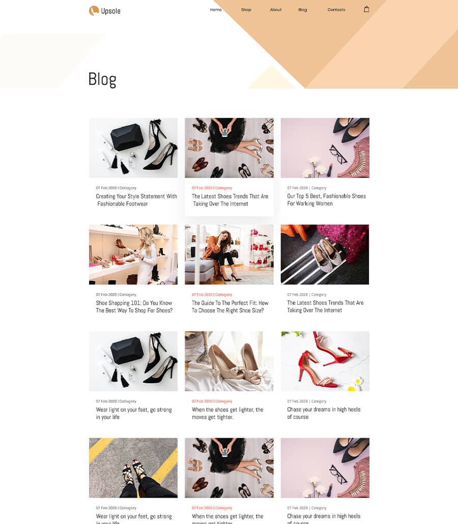 Templately - Upsole Blog Page Thumbnail