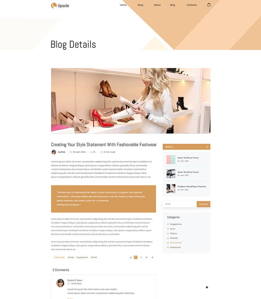 Templately - Upsole Blog Details Page Thumbnail