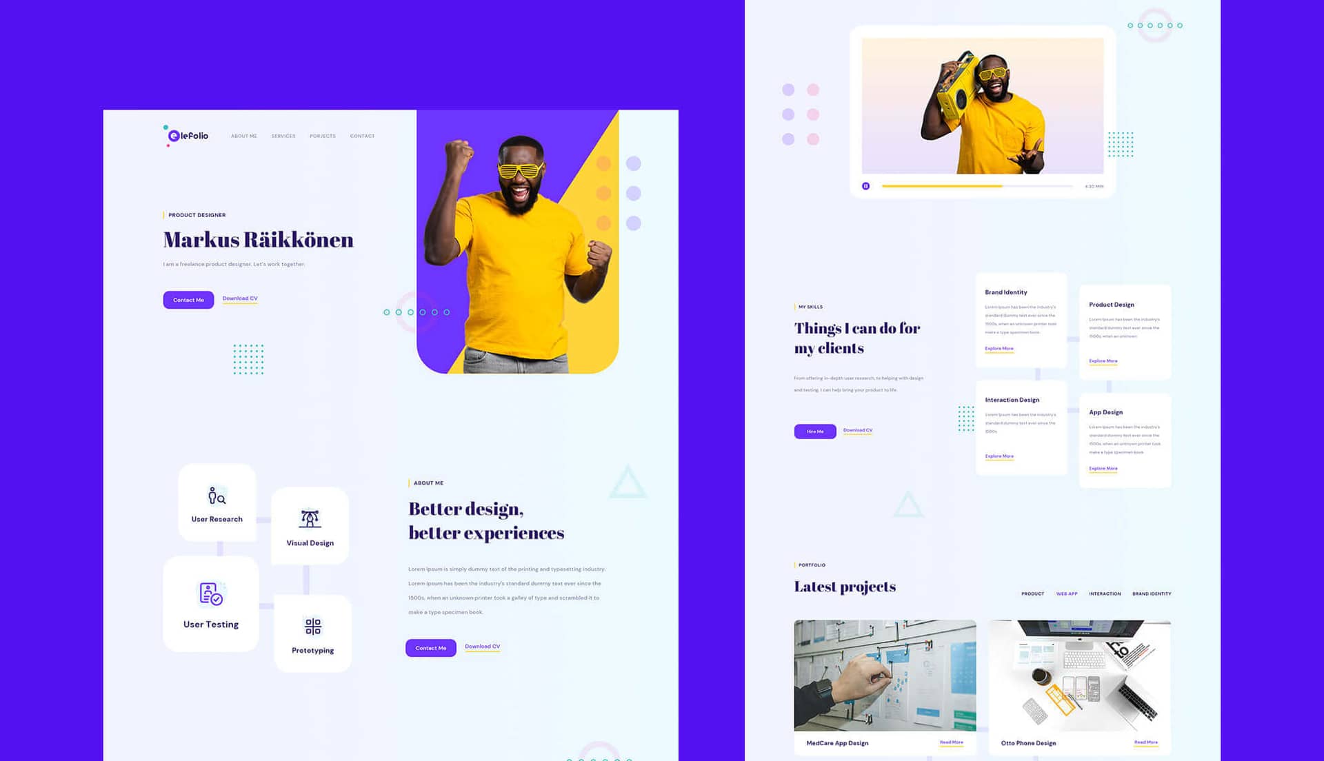 EleFolio Footer By Templately