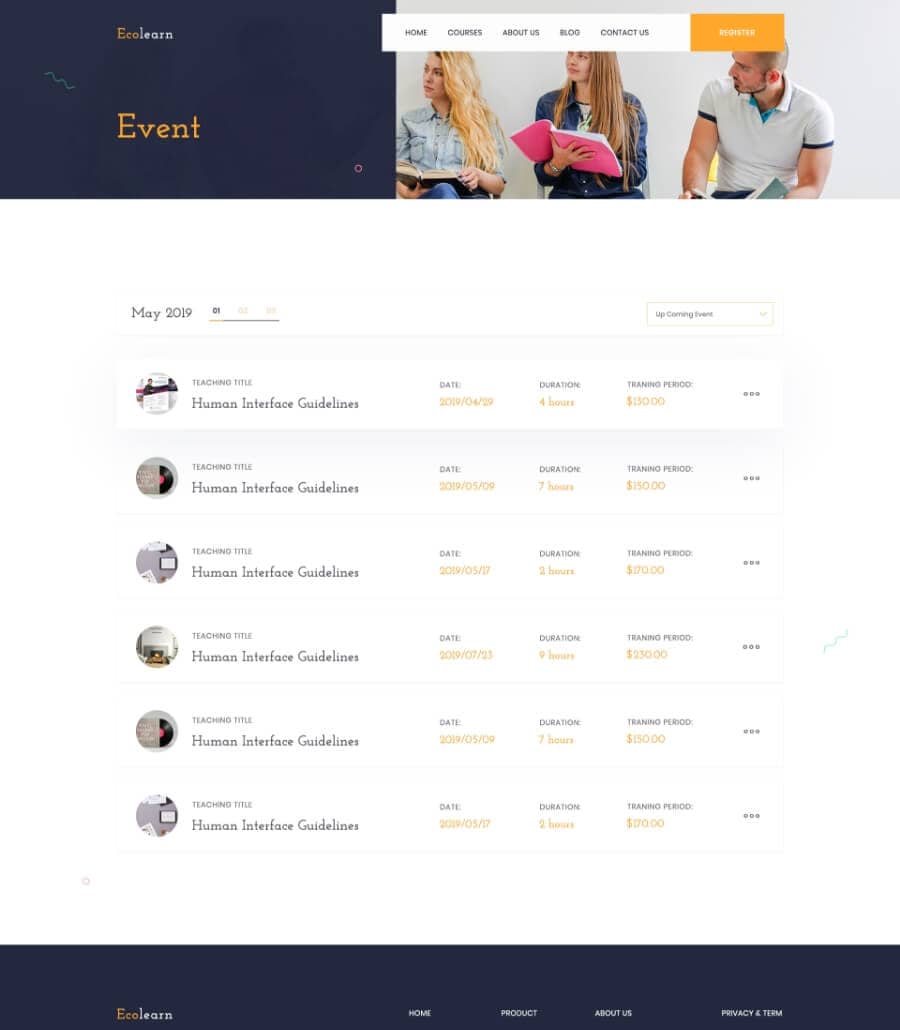 EduBee Education Template Event  By Templately