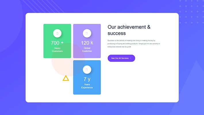 Unigency Homepage Achievement Lite By Templately