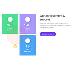 Unigency Homepage Achievement Lite  By Templately