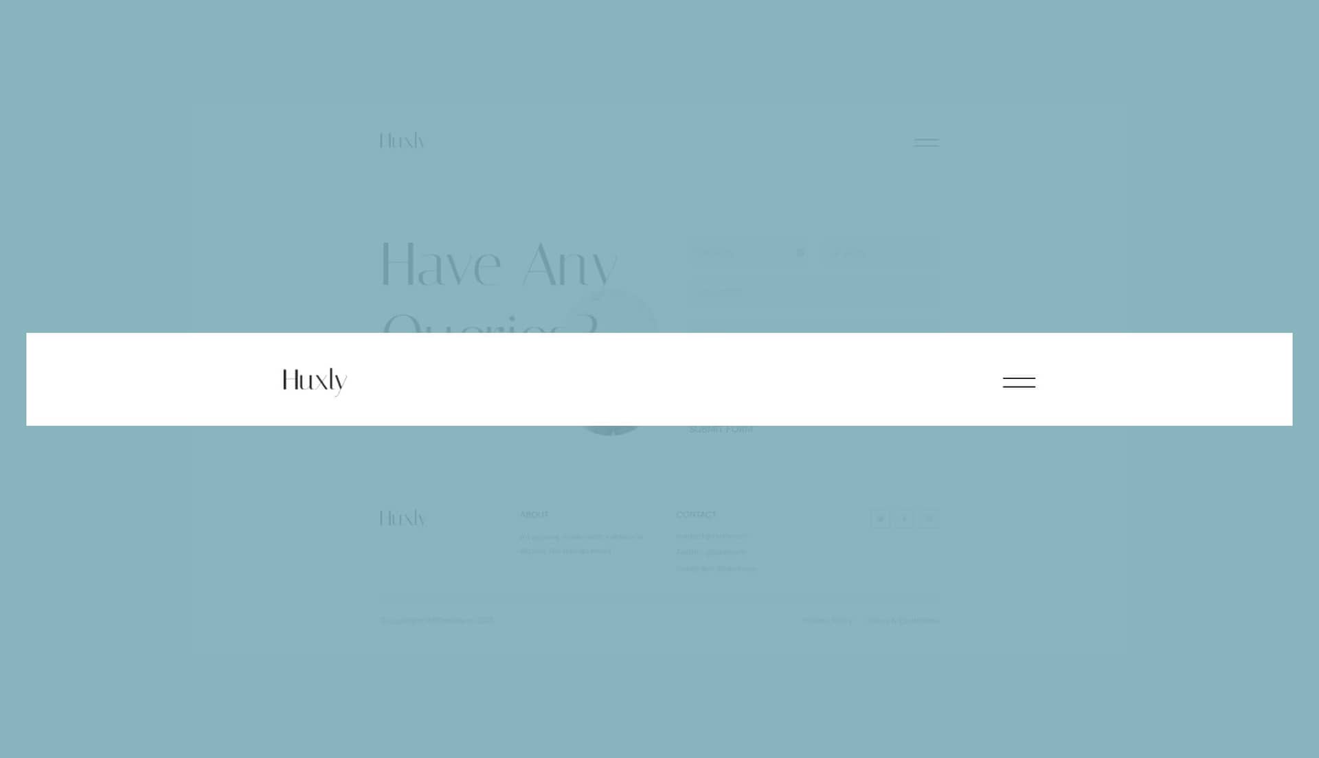 Huxly Header By Templately