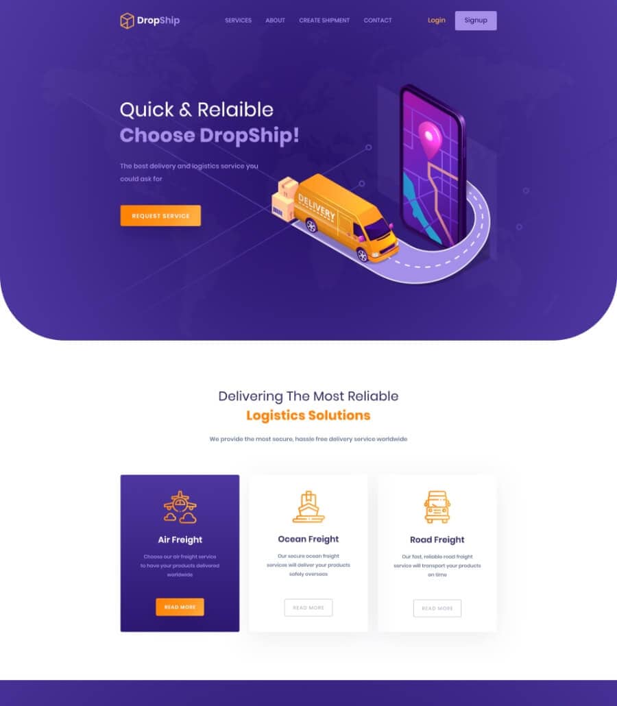 Templately - DropShip Footer Thumbnail