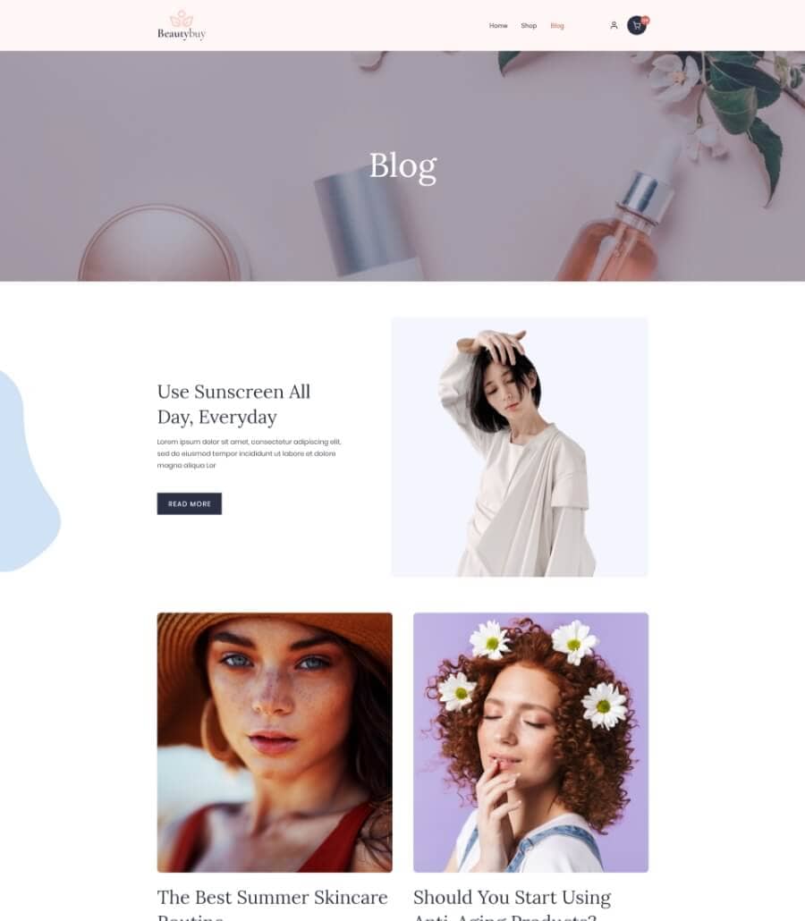 Templately - BeautyBuy - Beauty & Cosmetic Store Template Thumbnail 3