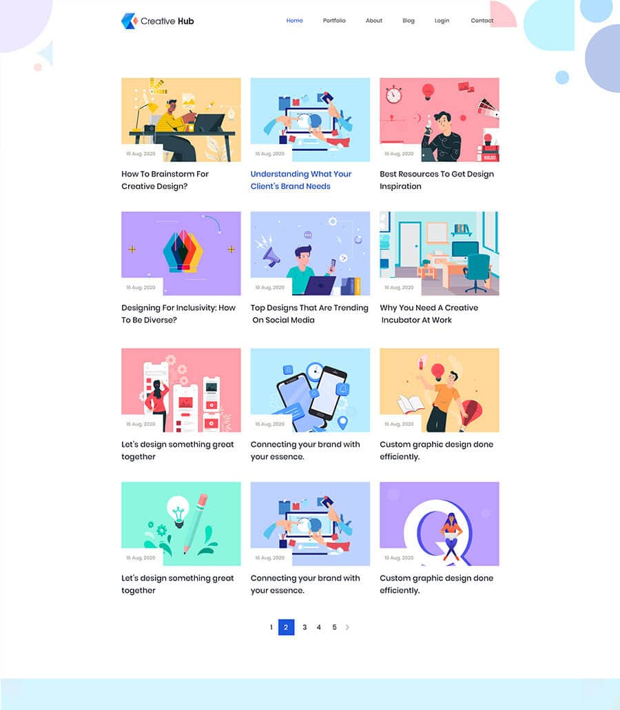 Templately - Creative Hub - Design Studio Template Thumbnail 3