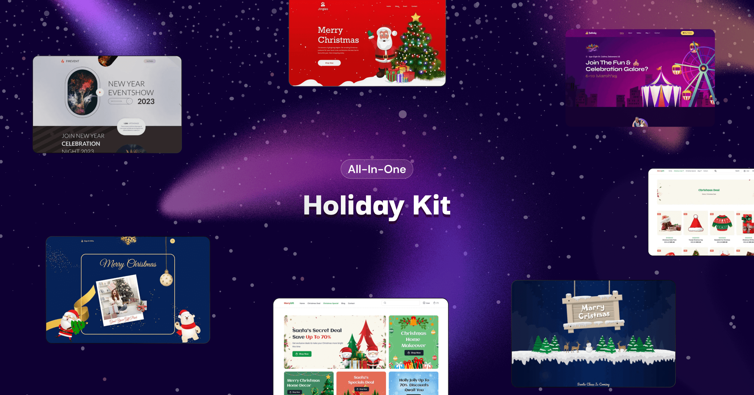 Black Friday & Cyber Monday Website Template Kit