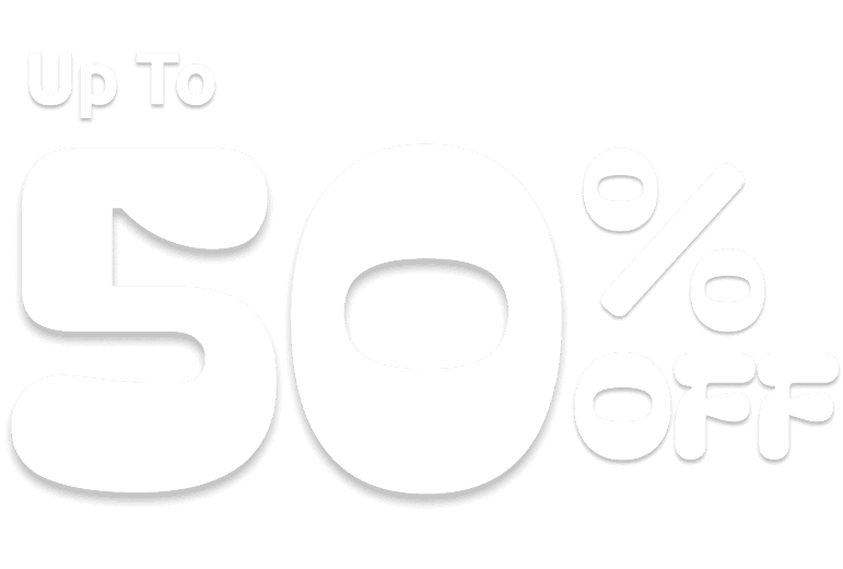 Up to 50% OFF