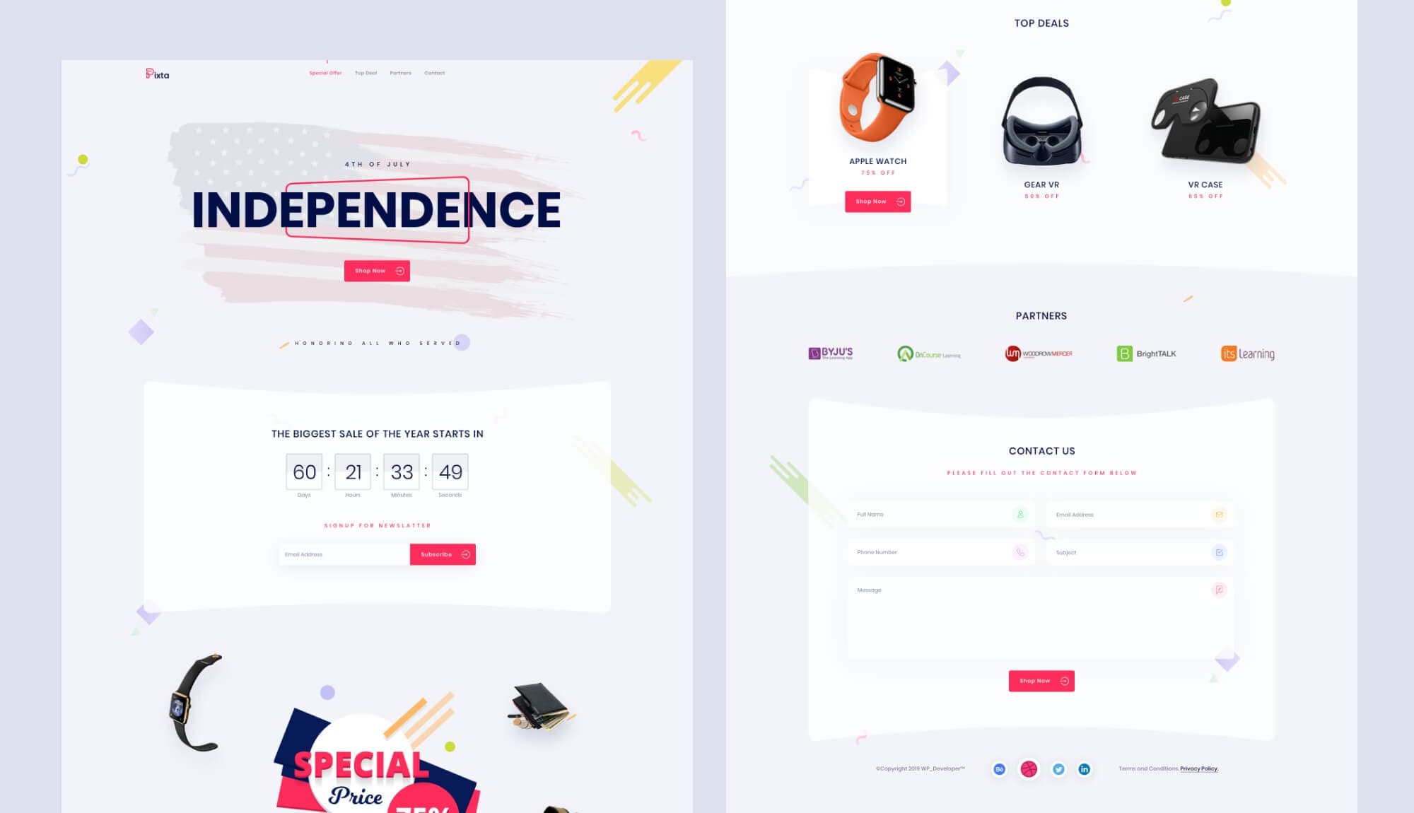 July4 Footer Banner