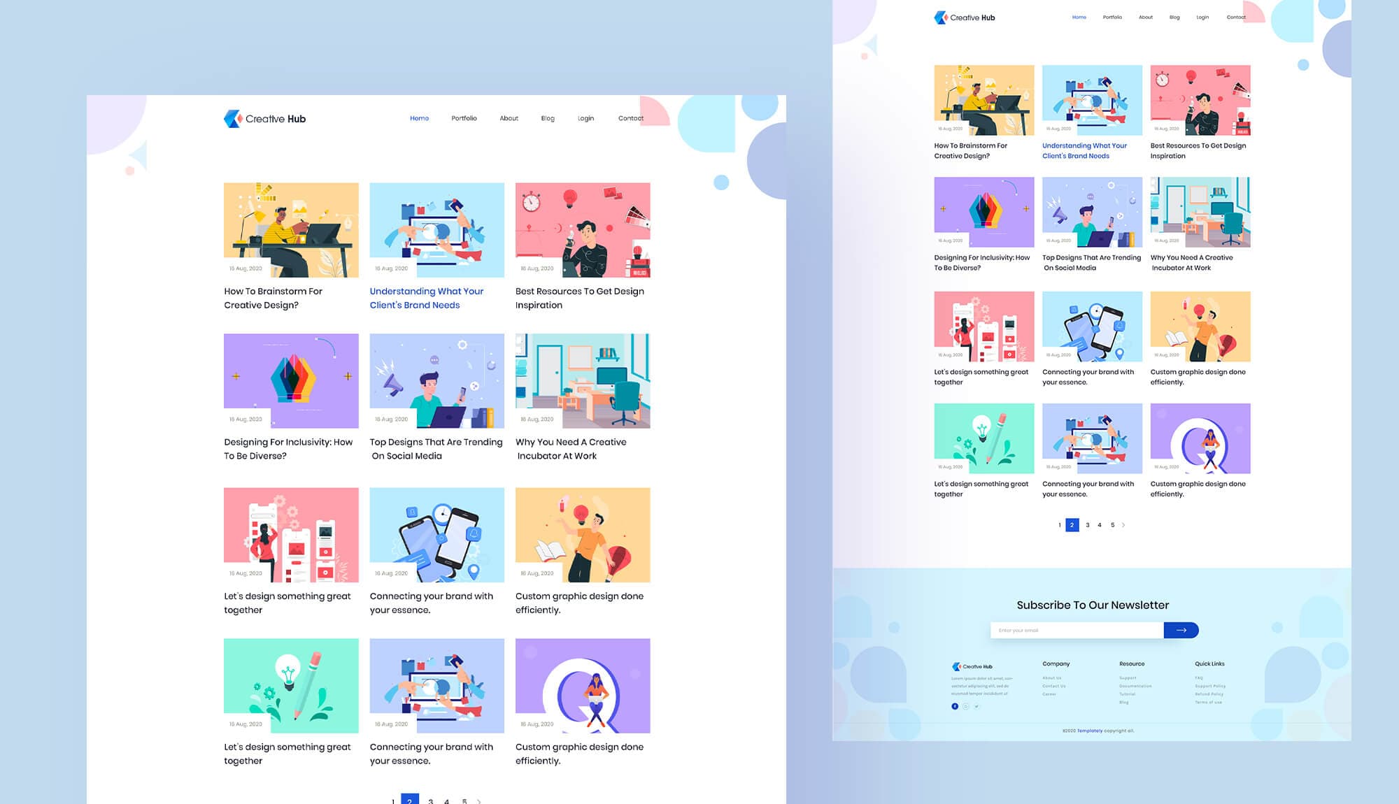 Creative Hub Blog Page Banner