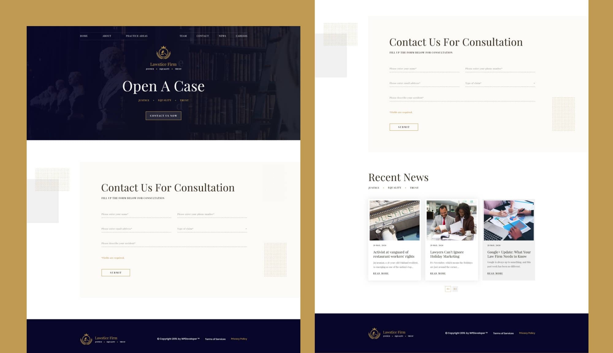 Lawstice Open a Case Page Banner