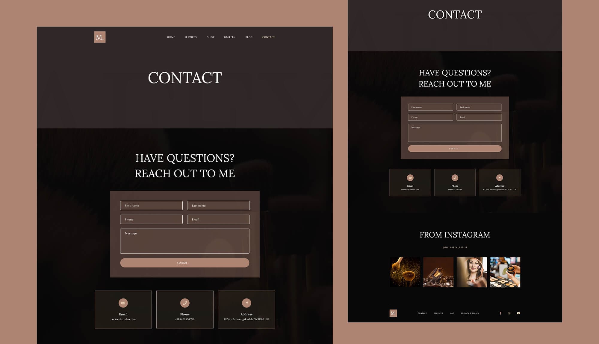 Mellafex Contact Page Banner