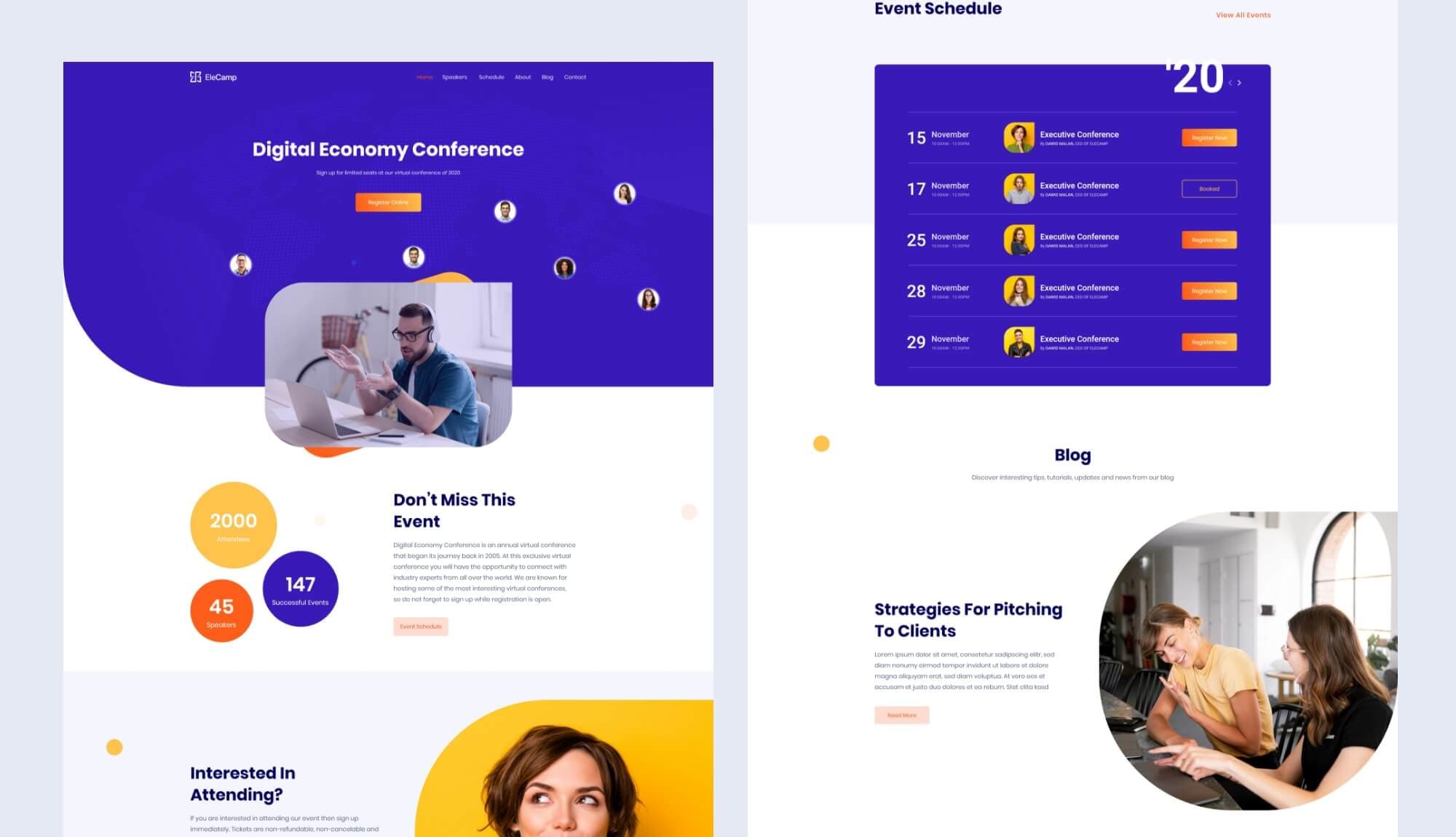 EleCamp Footer Banner