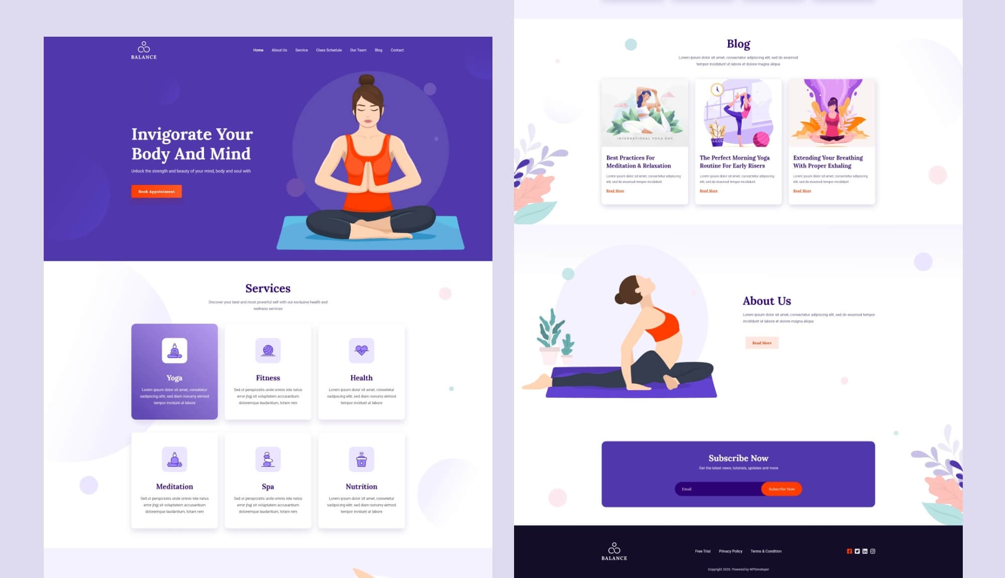Balance Header Section Banner