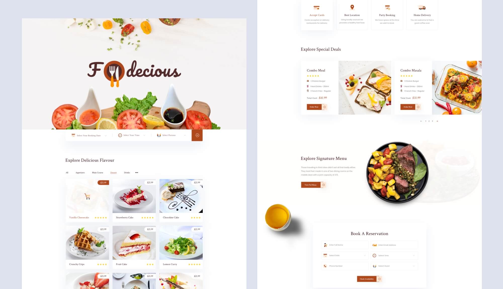 Foodiecious Home Banner