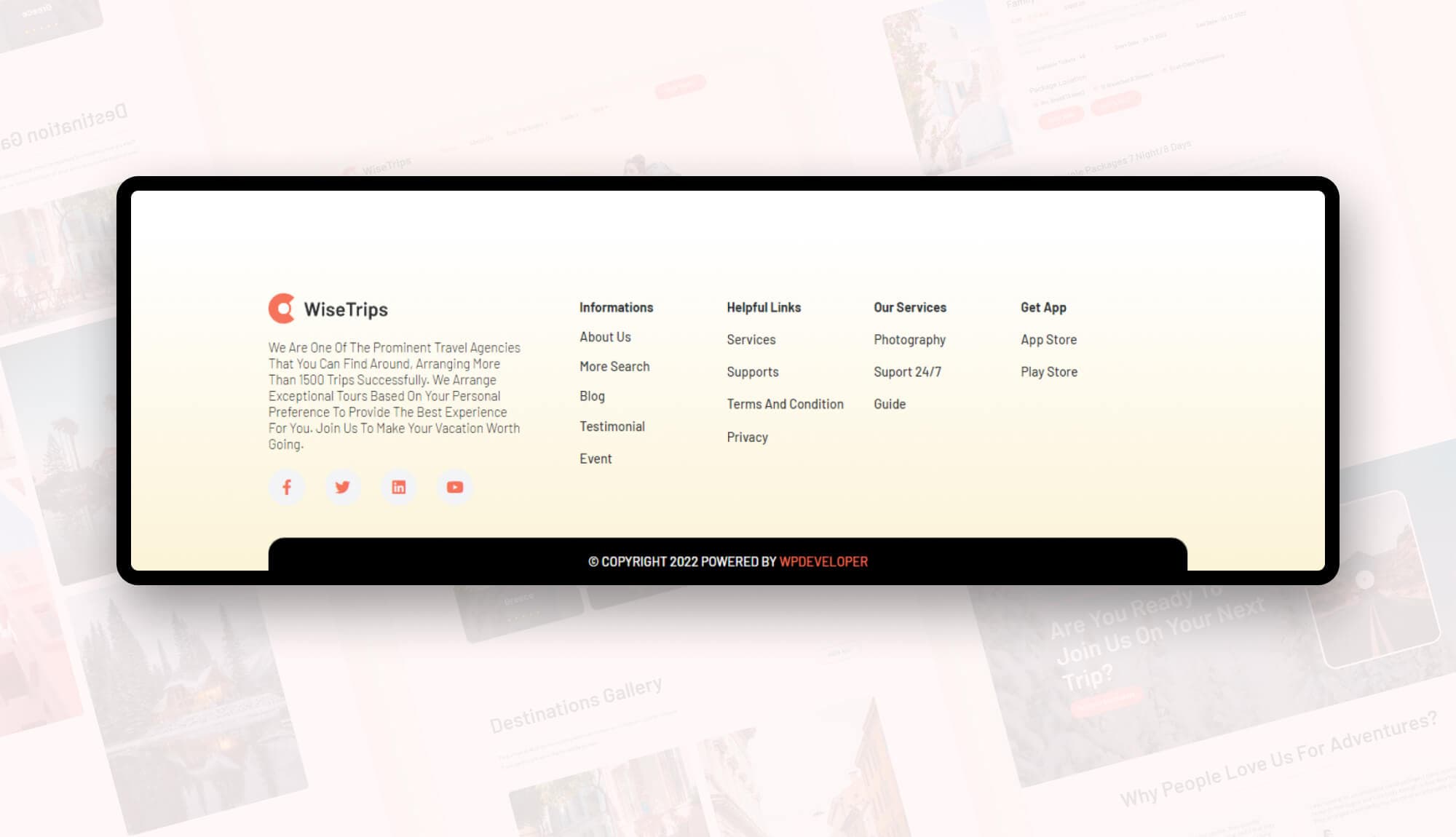 WiseTrips Footer Banner