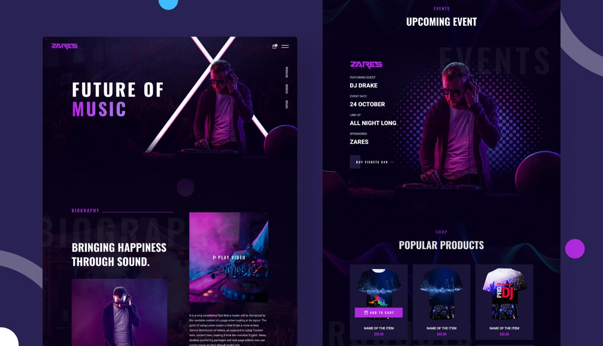 Zares Footer Banner