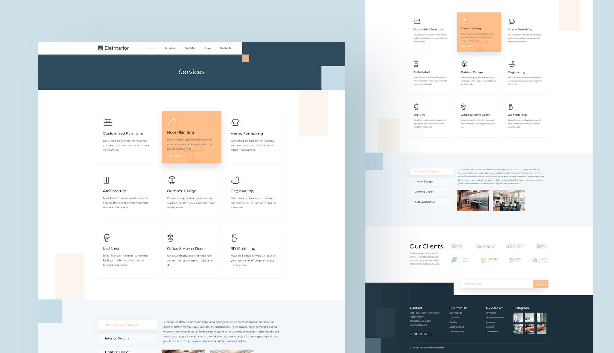 EleInterior Services Page Banner