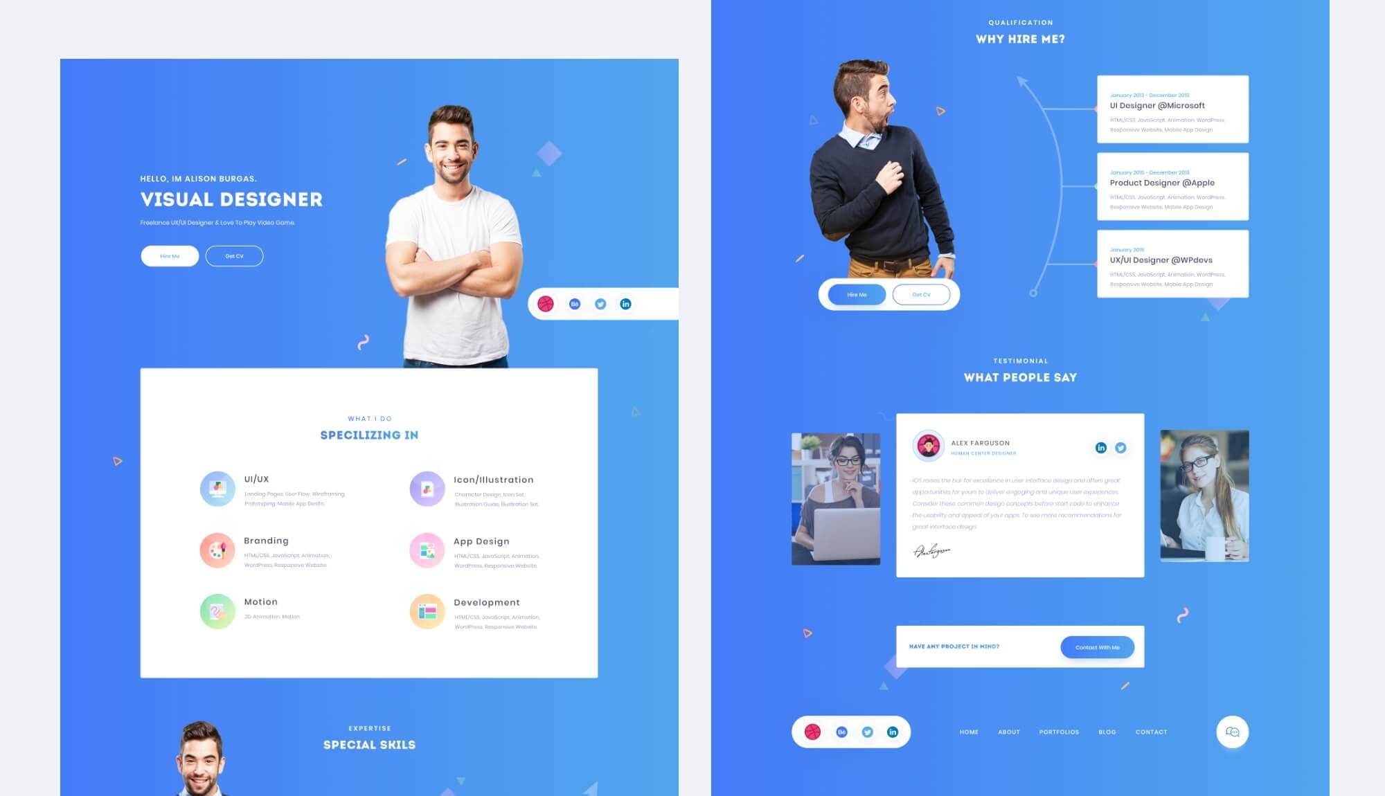 CVTemple Footer Banner