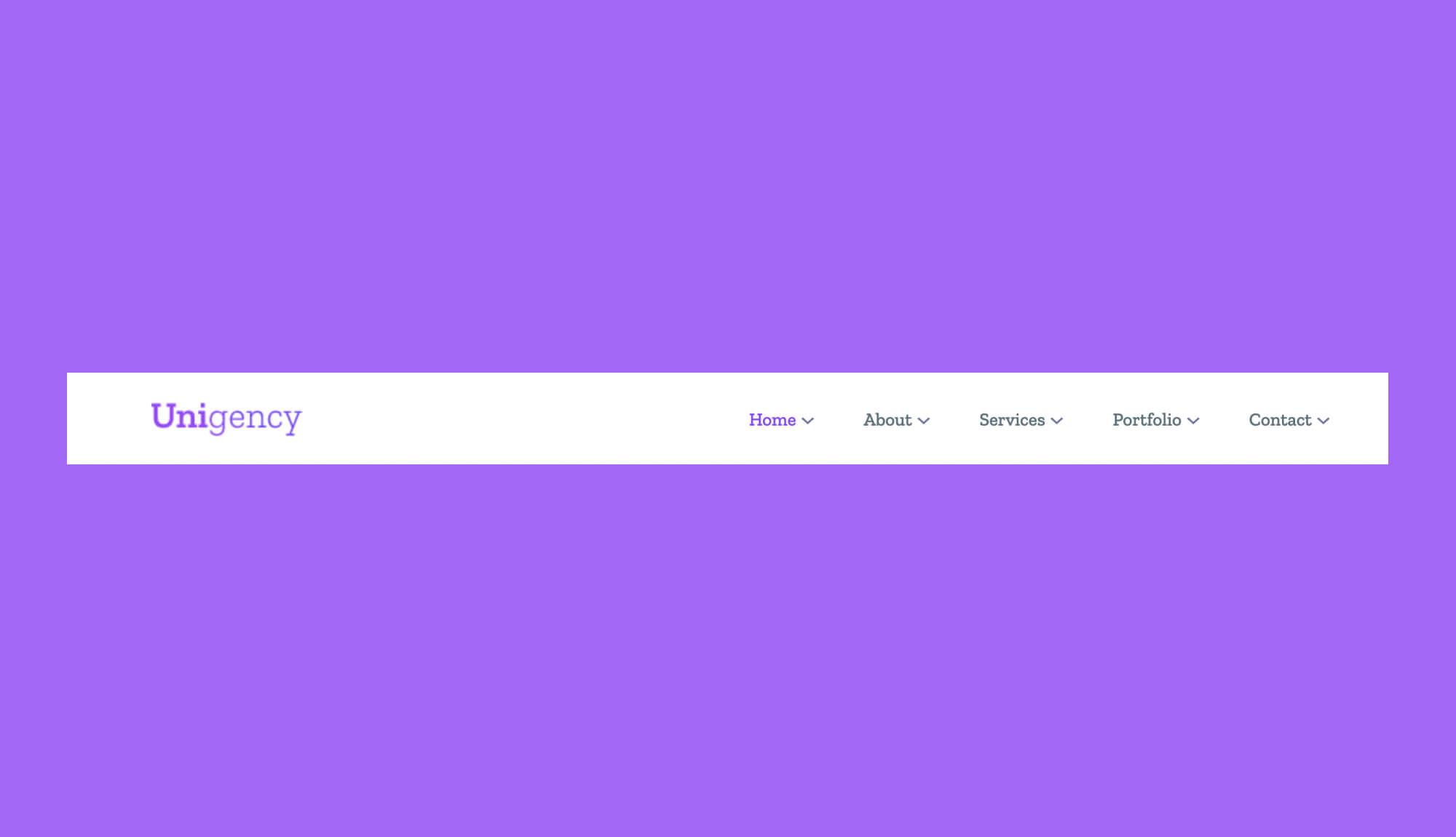 Unigency Header Section Lite For Gutenberg Banner