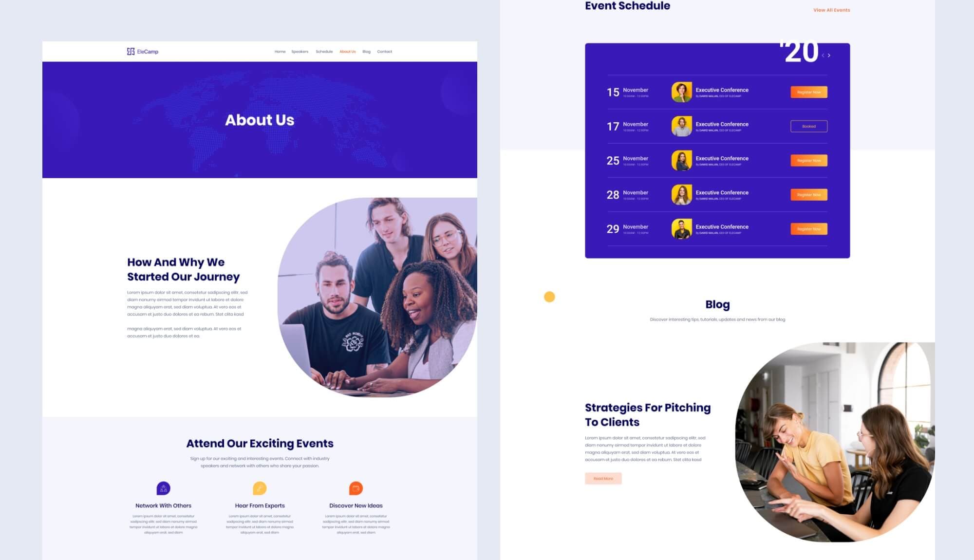 EleCamp About Page Banner