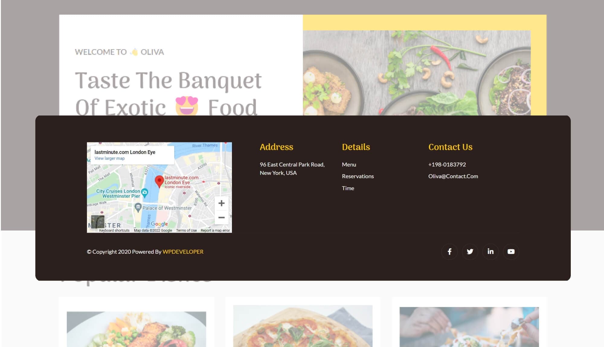 Oliva Footer Banner