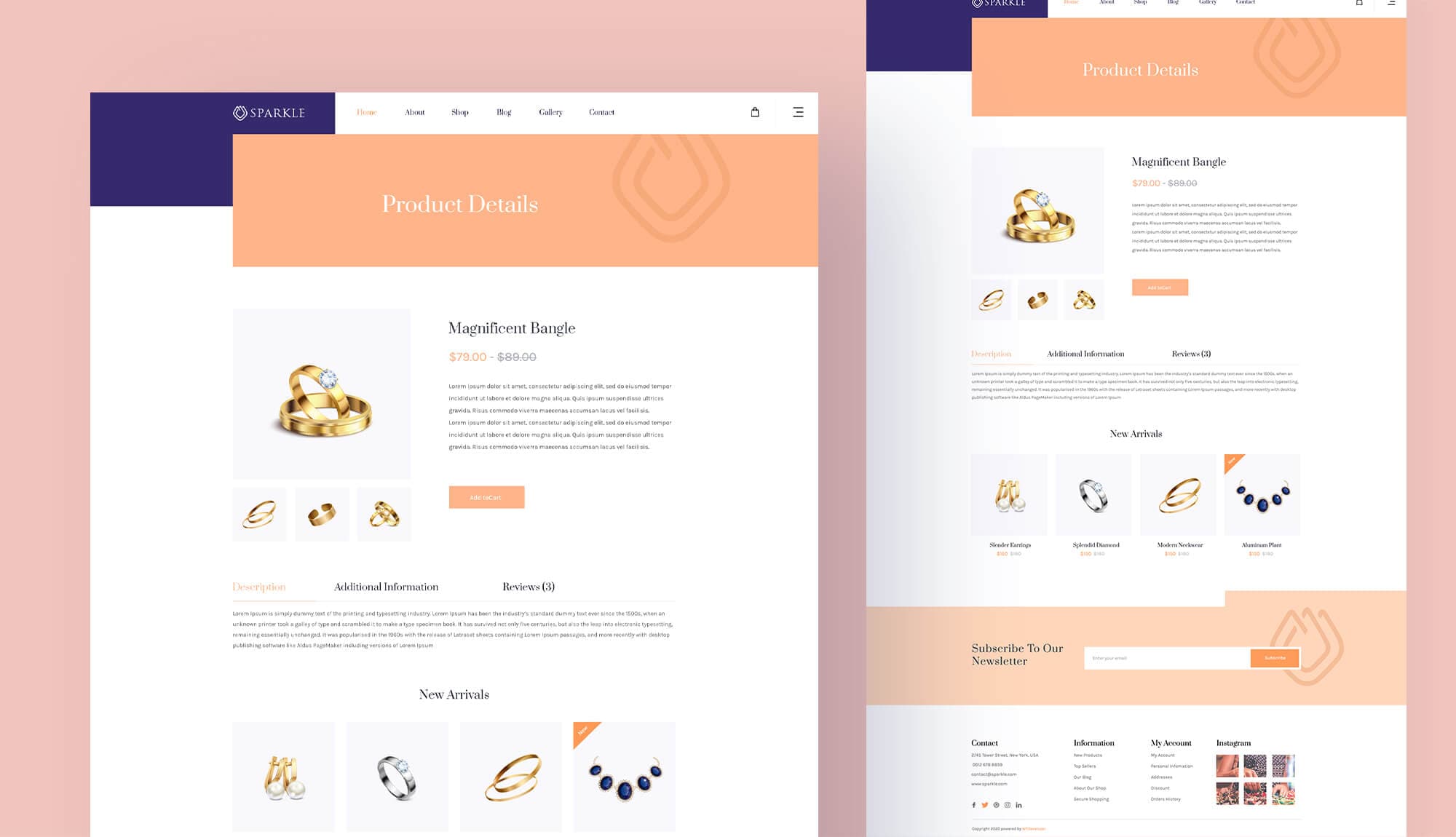 Sparkle Product Details Page Banner