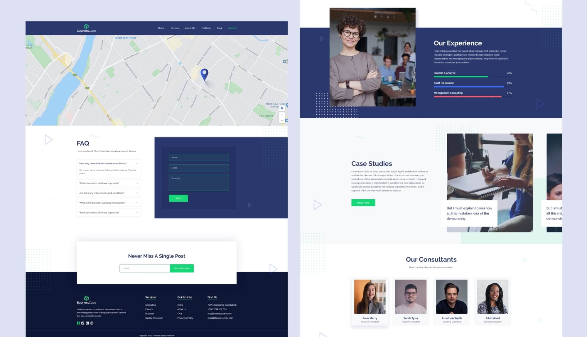 BusinessCube Contact Page Banner