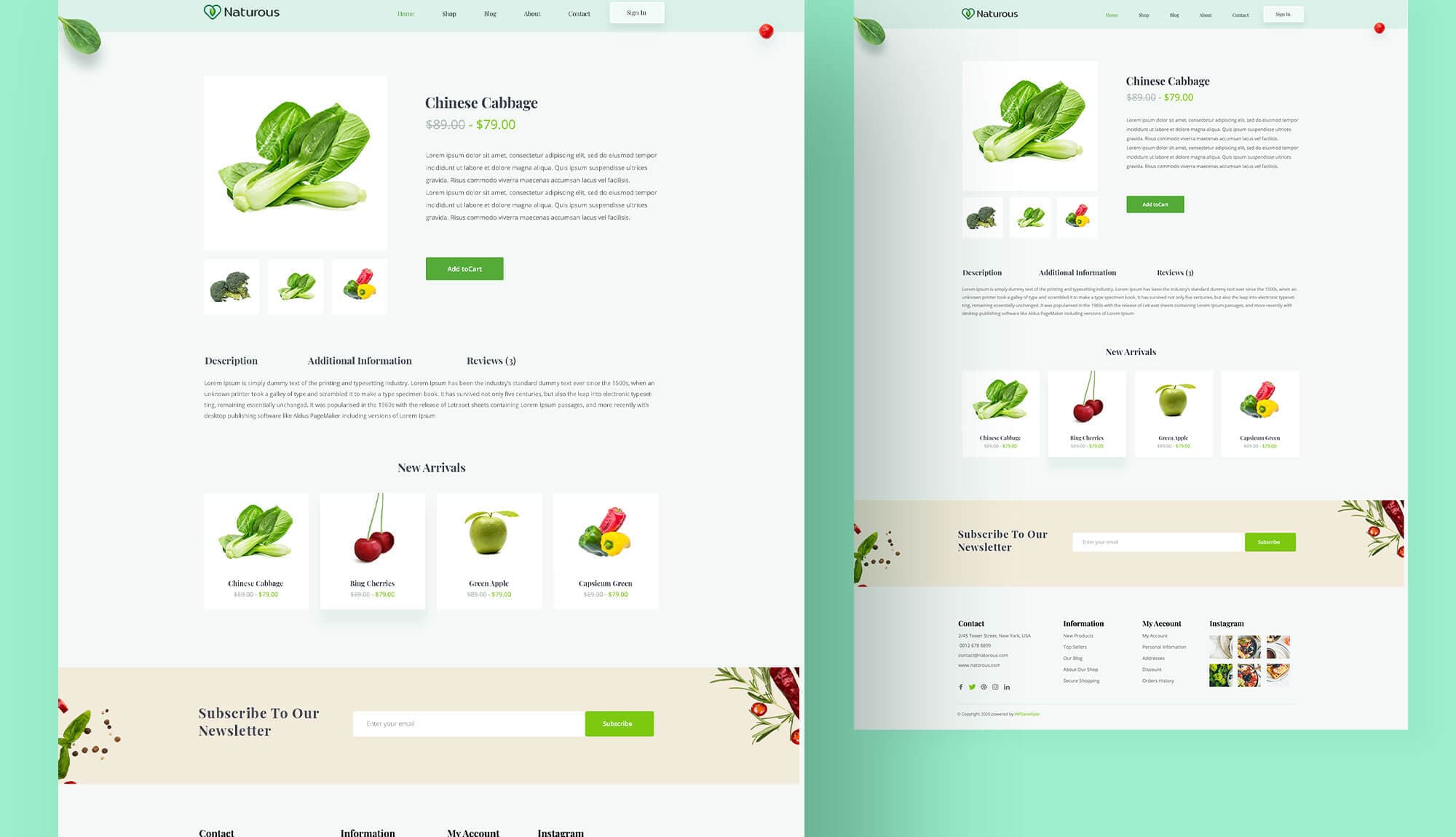 Naturous Single Product Page Banner