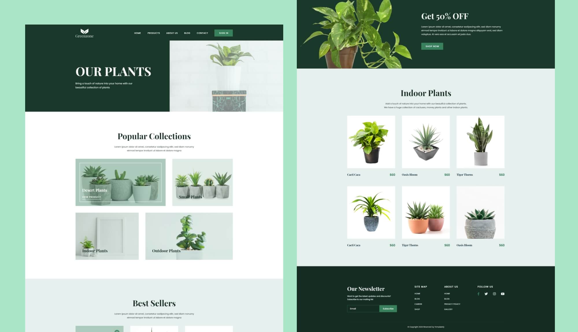 Greenzone Shop Page Banner