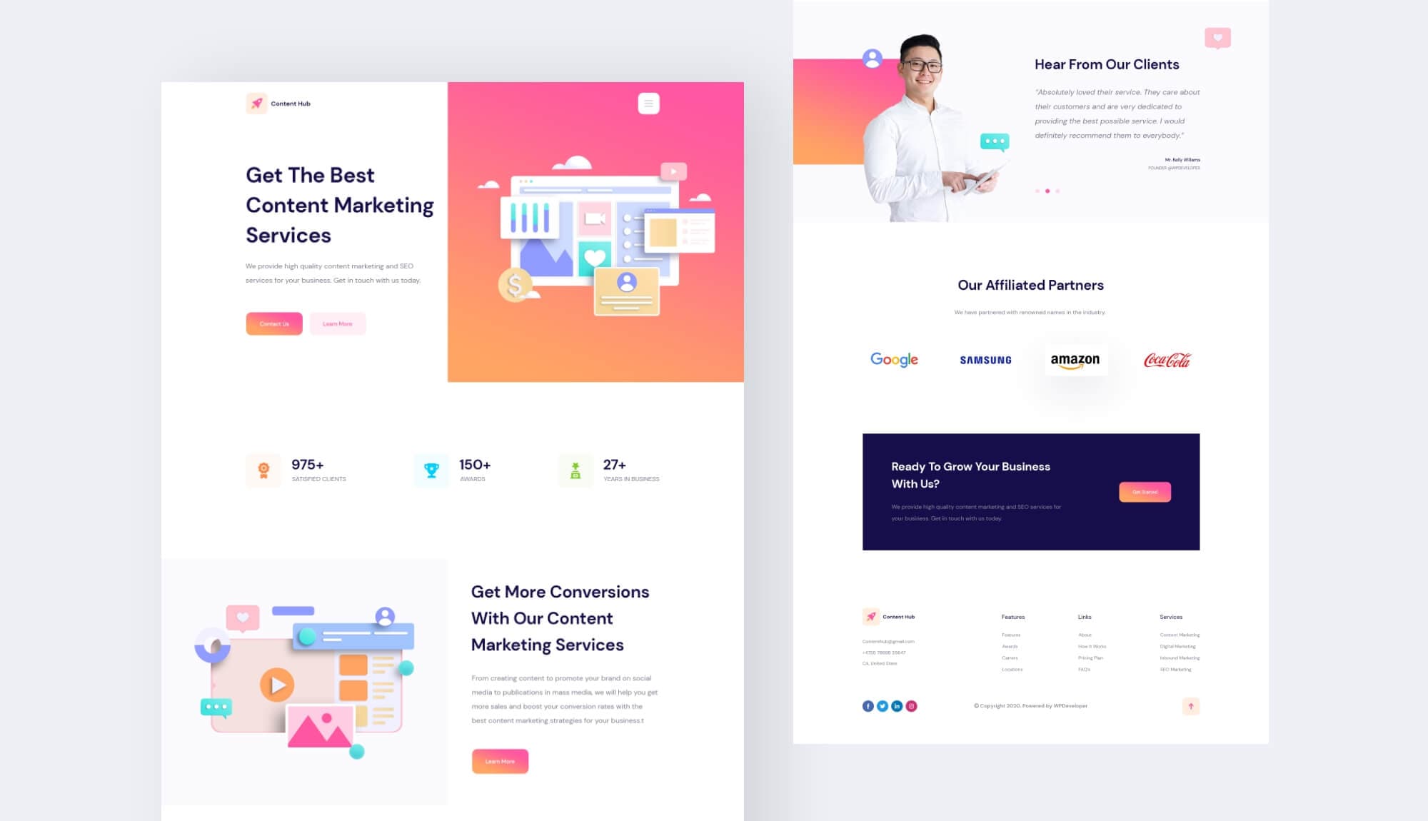 Content Hub Home Page Banner
