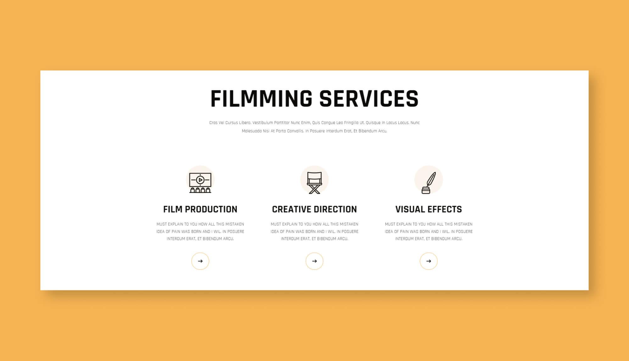 Flimo Service Section For Gutenberg Banner