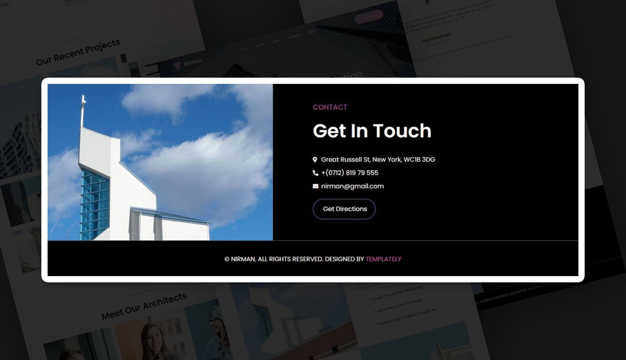 Nirman Footer By Templately