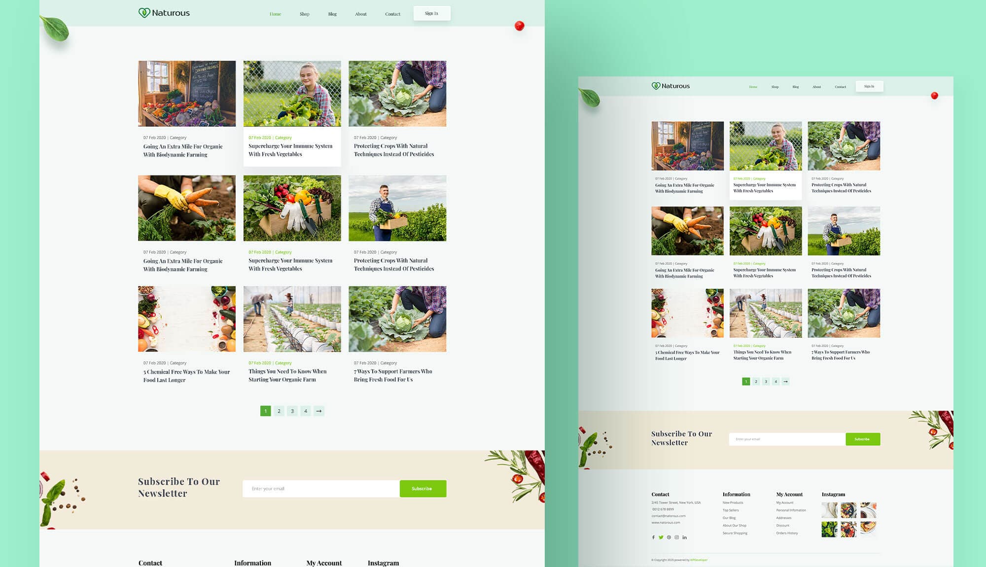 Naturous Blog Page Banner