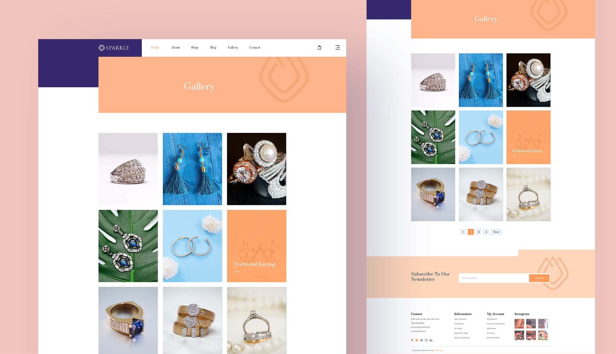 Sparkle Gallery Page Banner