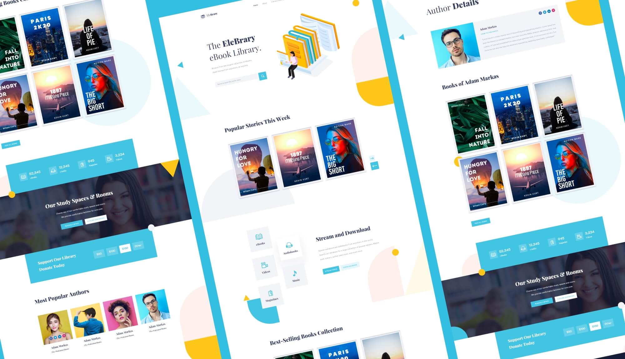EleBrary Header Section Banner
