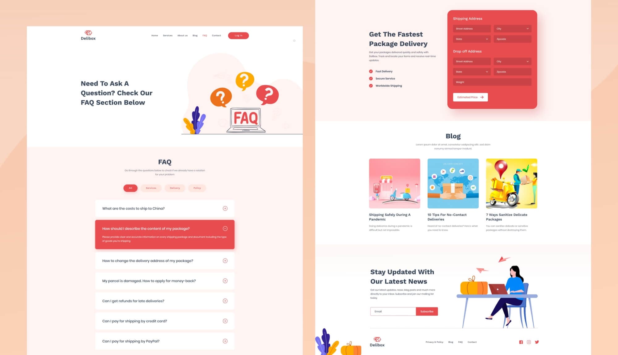 Delibox FAQ Section Banner