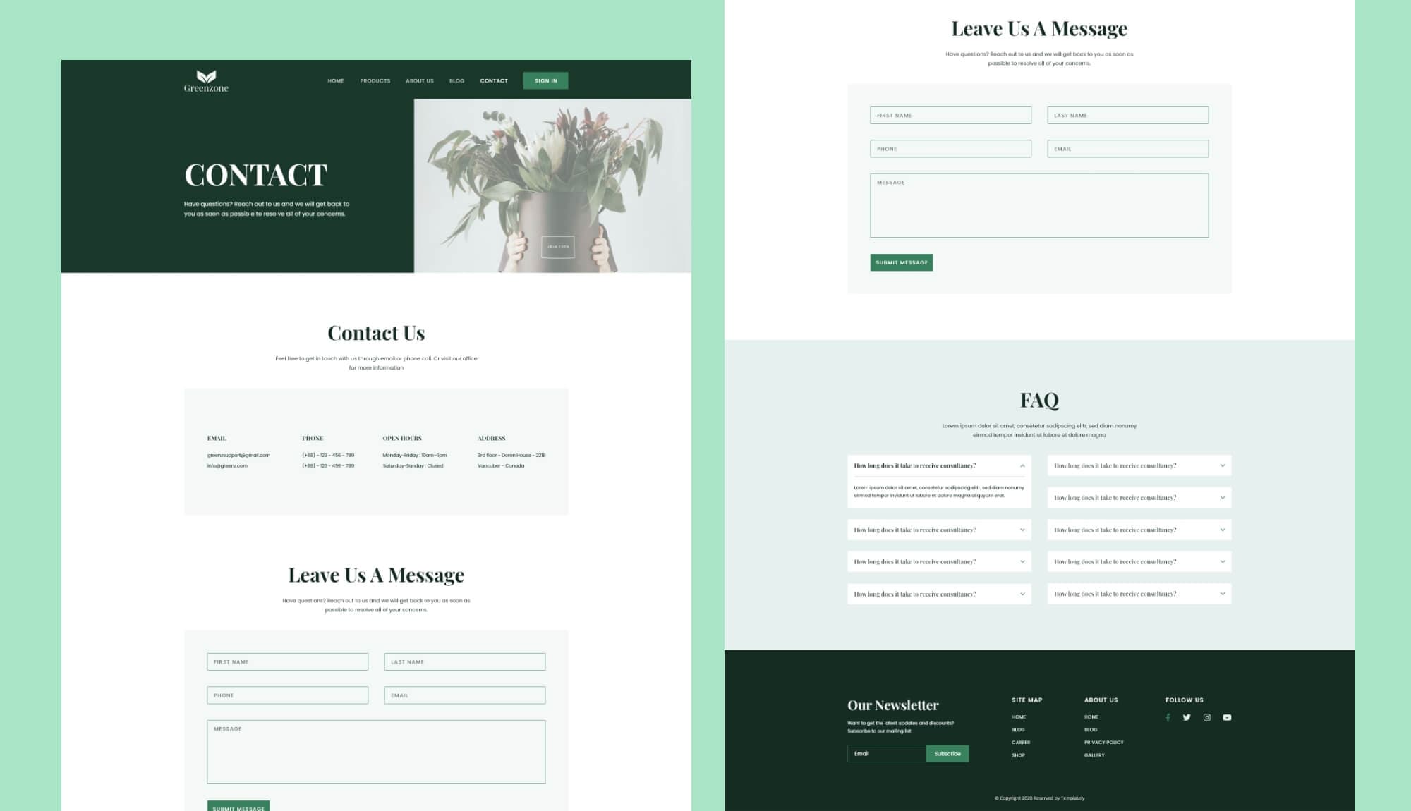 Greenzone Contact Page Banner