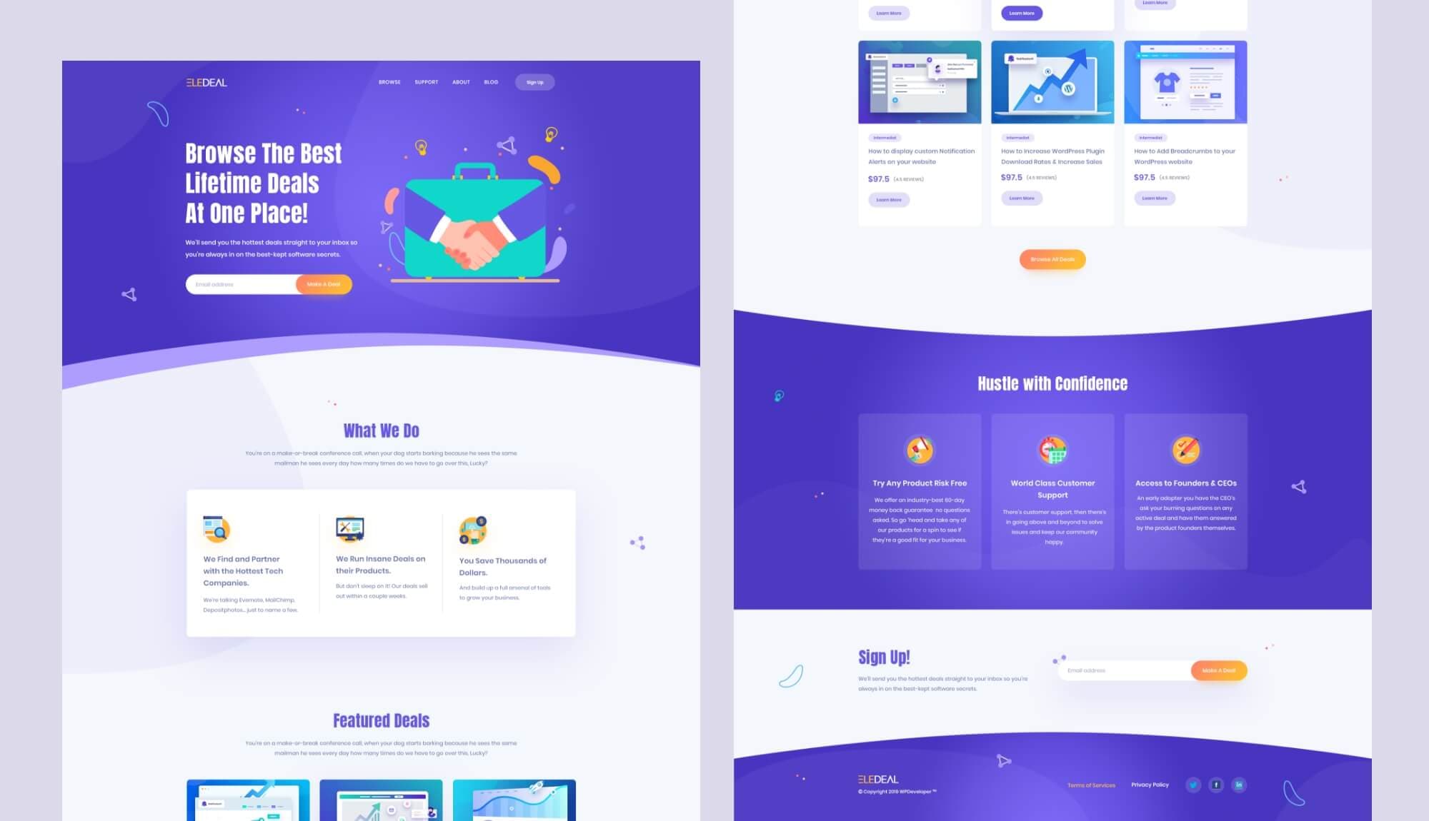 EleDeal Template Homepage Banner