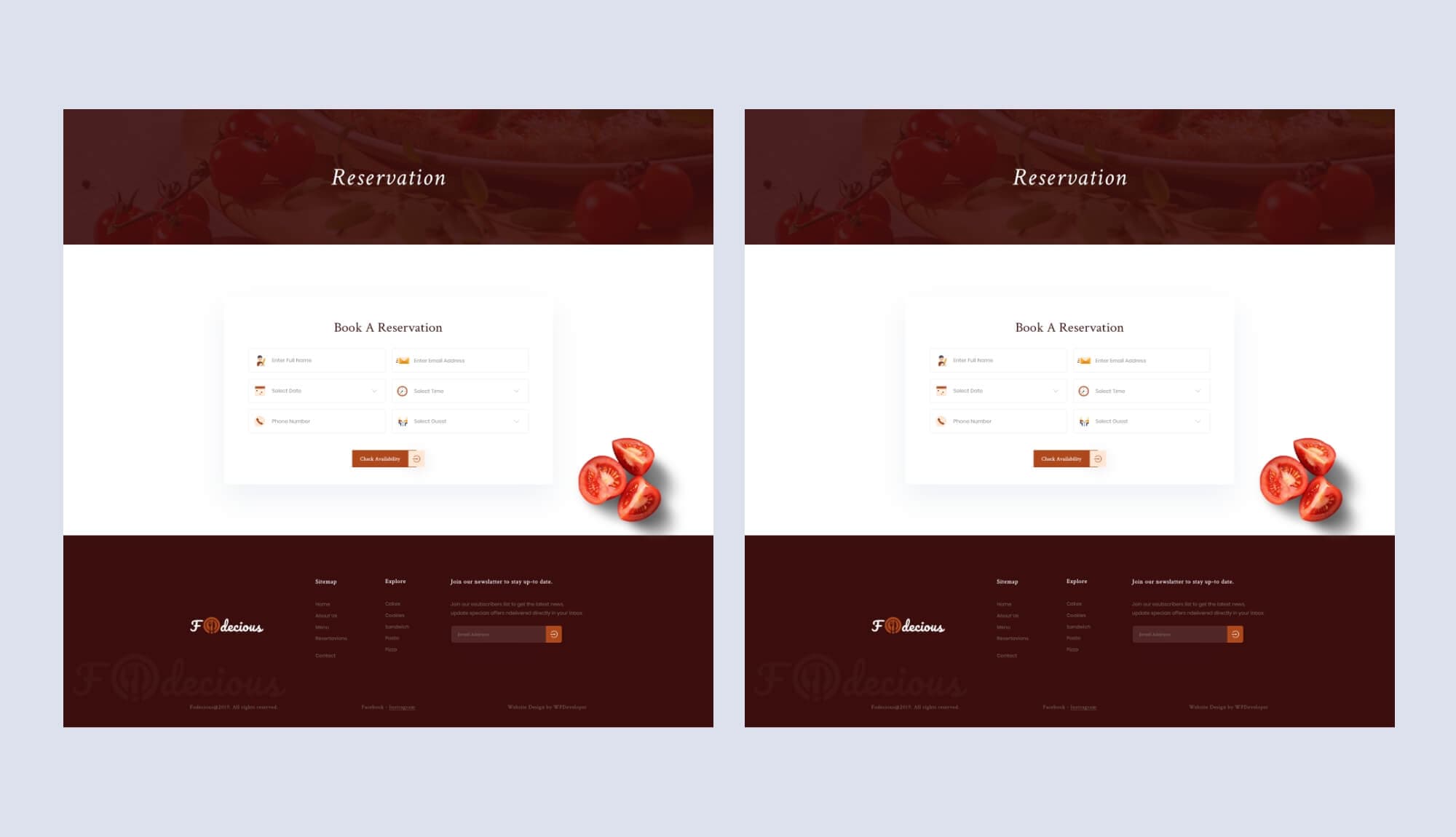 Foodiecious Reservation Banner